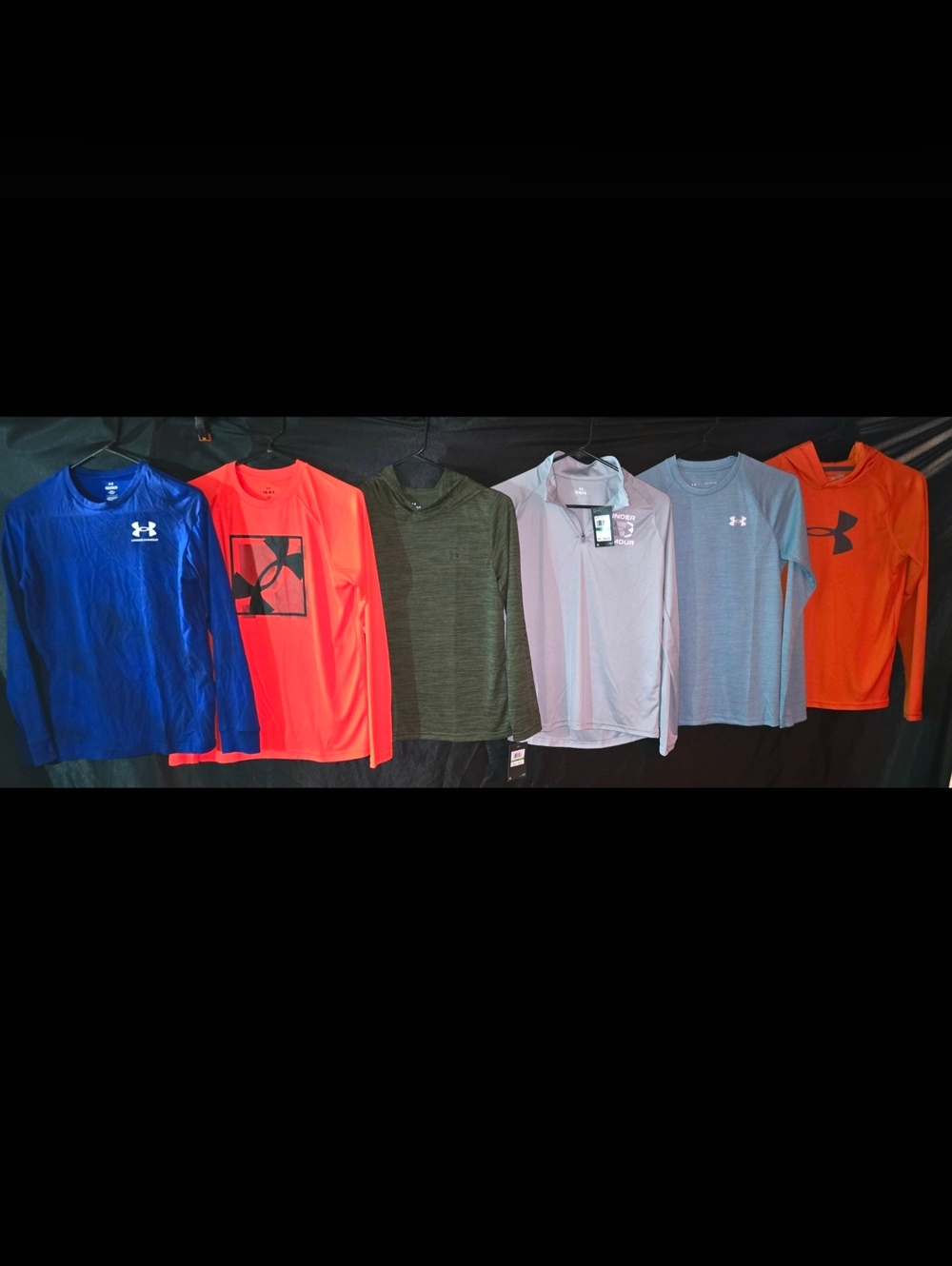 6 Under Armour Youth Large. 2 are NWT! All in PERFECT condition!🔹️ $40🔹️